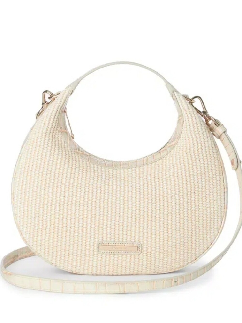 💛▪️Brahmin ▪️Mindy Manava Small Crescent Crossbody Bag